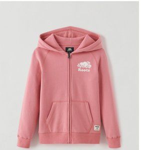 Roots full Zip fleece hoodie for girls (7-8yrs)